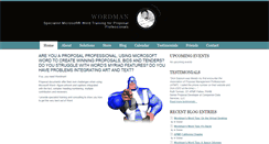 Desktop Screenshot of iamwordman.com