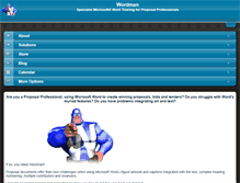 Tablet Screenshot of iamwordman.com